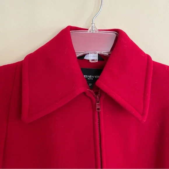 NWT Jones New York wool peacoat 2P